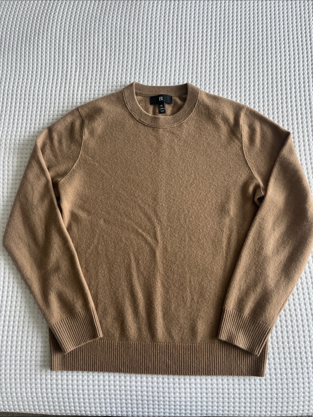 Banana Republic Cashmere Crewneck Sweater Tan